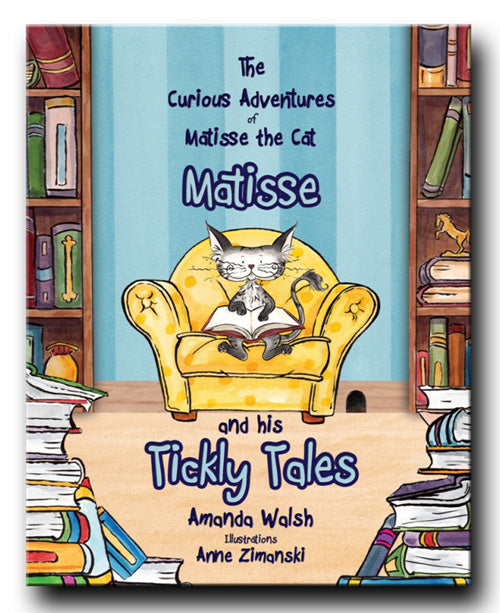 Matisse and his Tickly Tales book front cover.