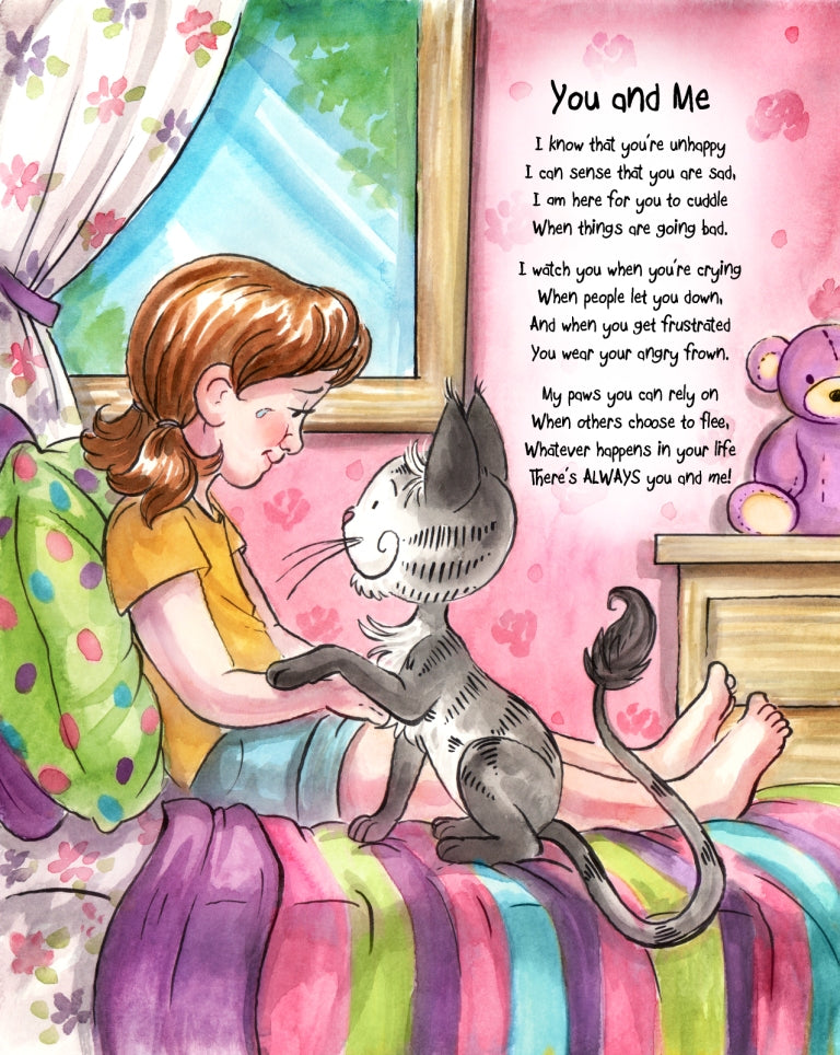 Matisse the Cat's You and Me, curious adventure poem. From the second book in the Matisse the Cat Tickly Tales series.